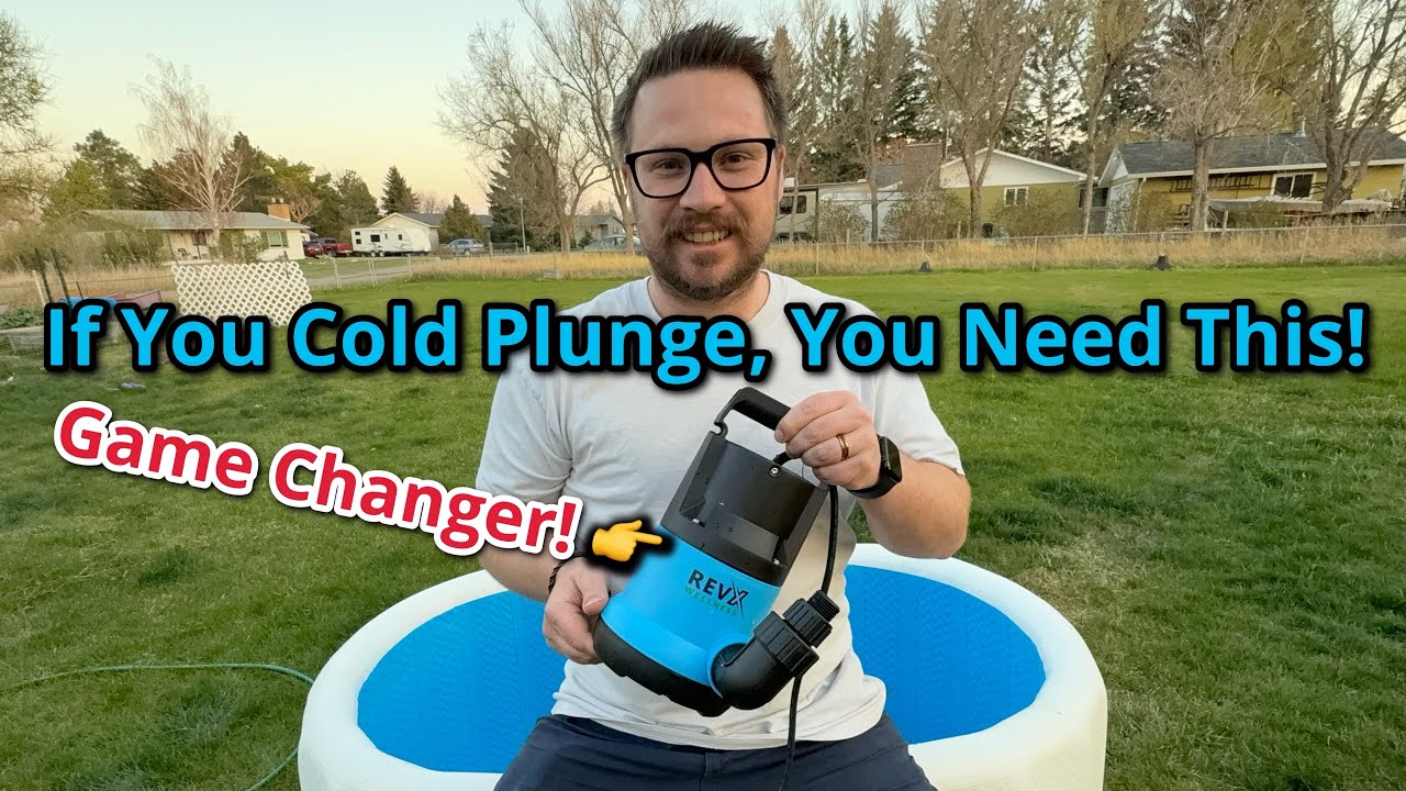 If You Cold Plunge, You NEED This | RevX Drain Pump Review & Demo