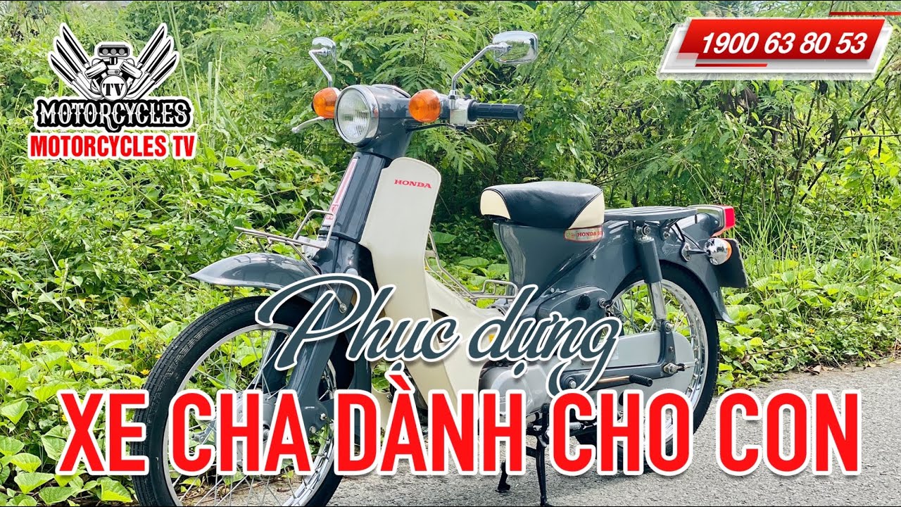 Video 611: Dạy Sửa Xe Phục Dựng Chiếc Cup 78 Kỹ Niệm Bản Hiếm C65 | Motorcycle TV