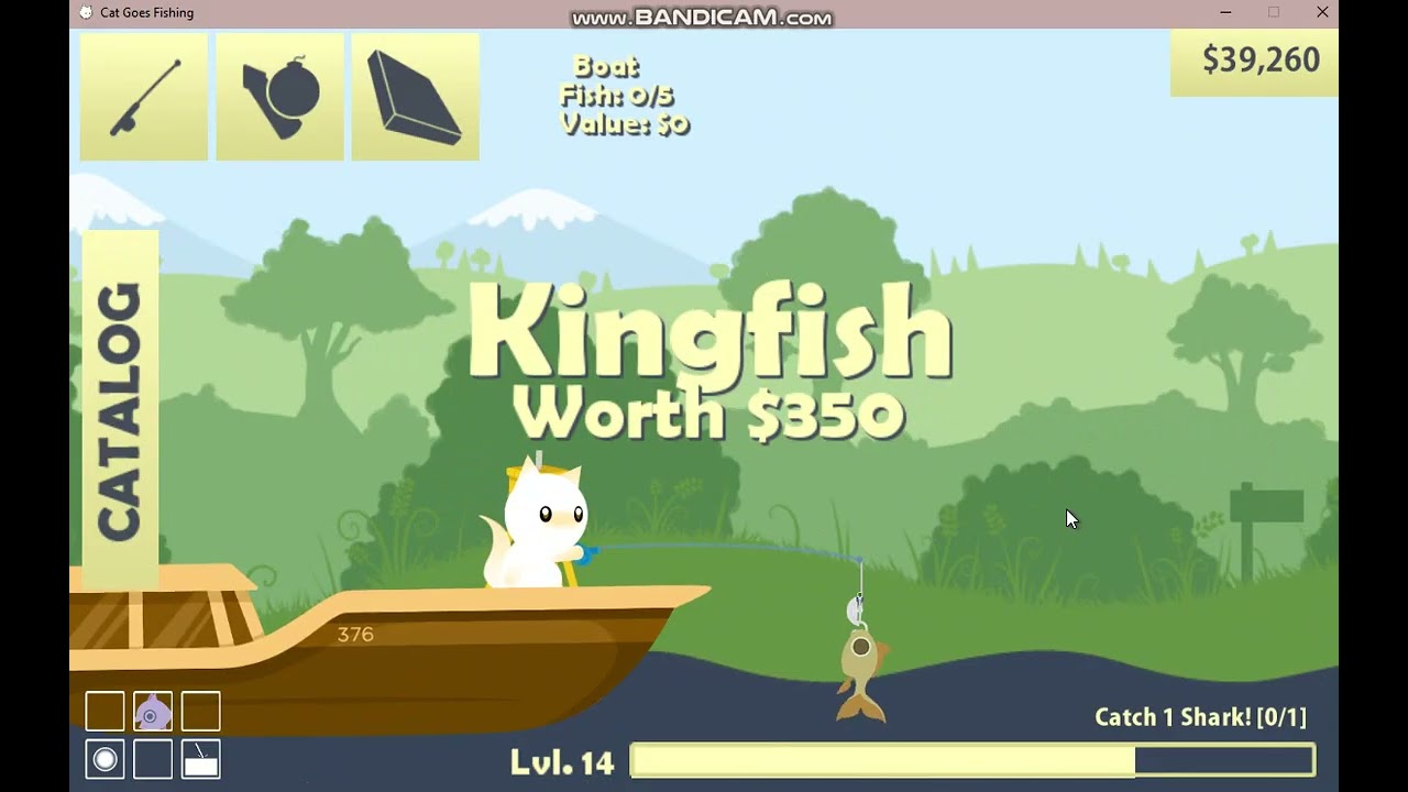 Cat goes fishing is ragebaiting