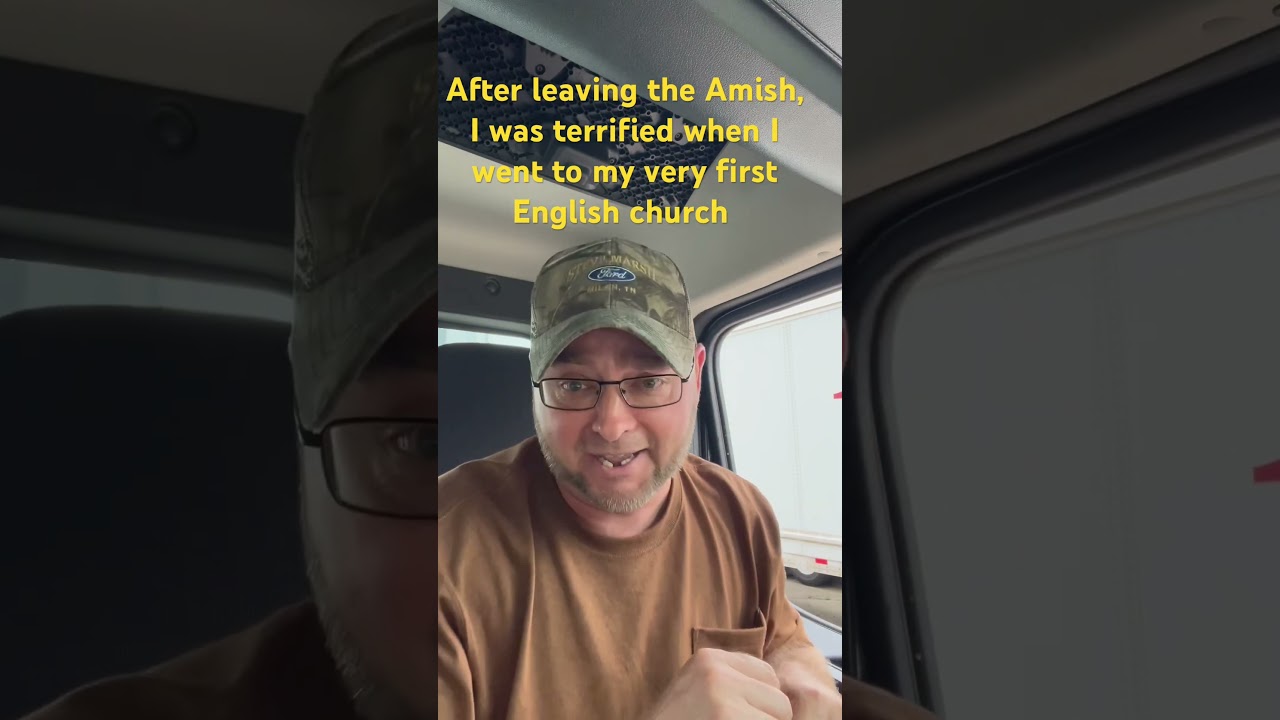 My first English church experience right after leaving the Amish ￼