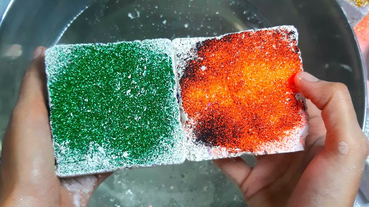 Hydrophobic Gymchalk Blocks Watercrumbles  #gymchalkwatercrumbling #hydrophobicgymchalk #asmr