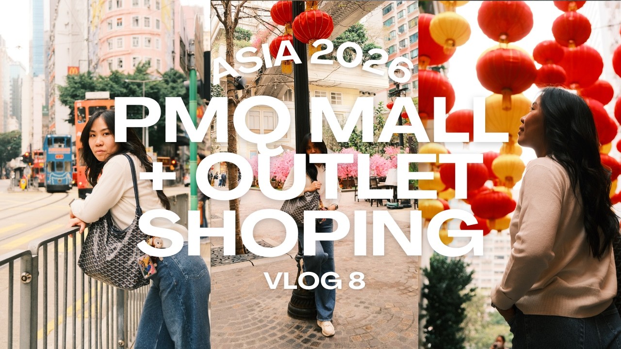 Asia 2026| Unique HK Souvenirs + Designer Outlet Shopping. Vlog 8.