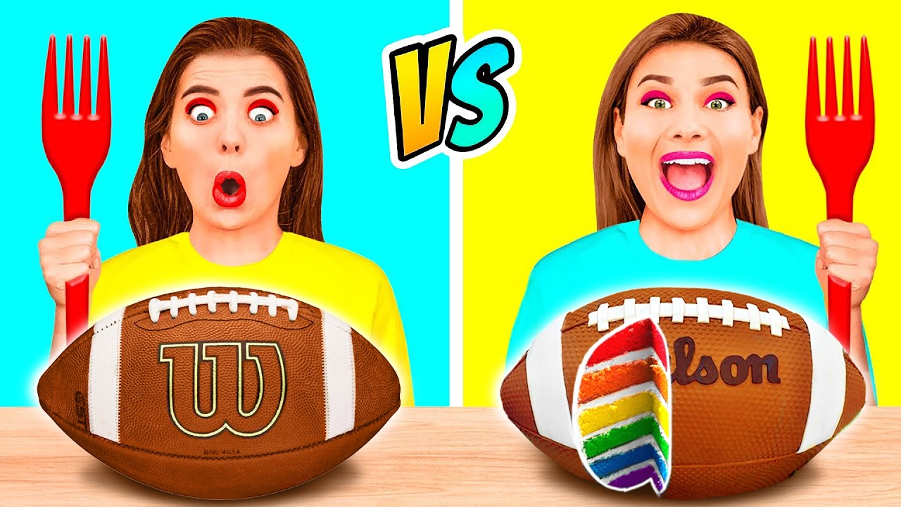 Cake Vs Real Food Challenge | Eating Only Cakes Look Like Everyday Objects by BaRaDa Challenge