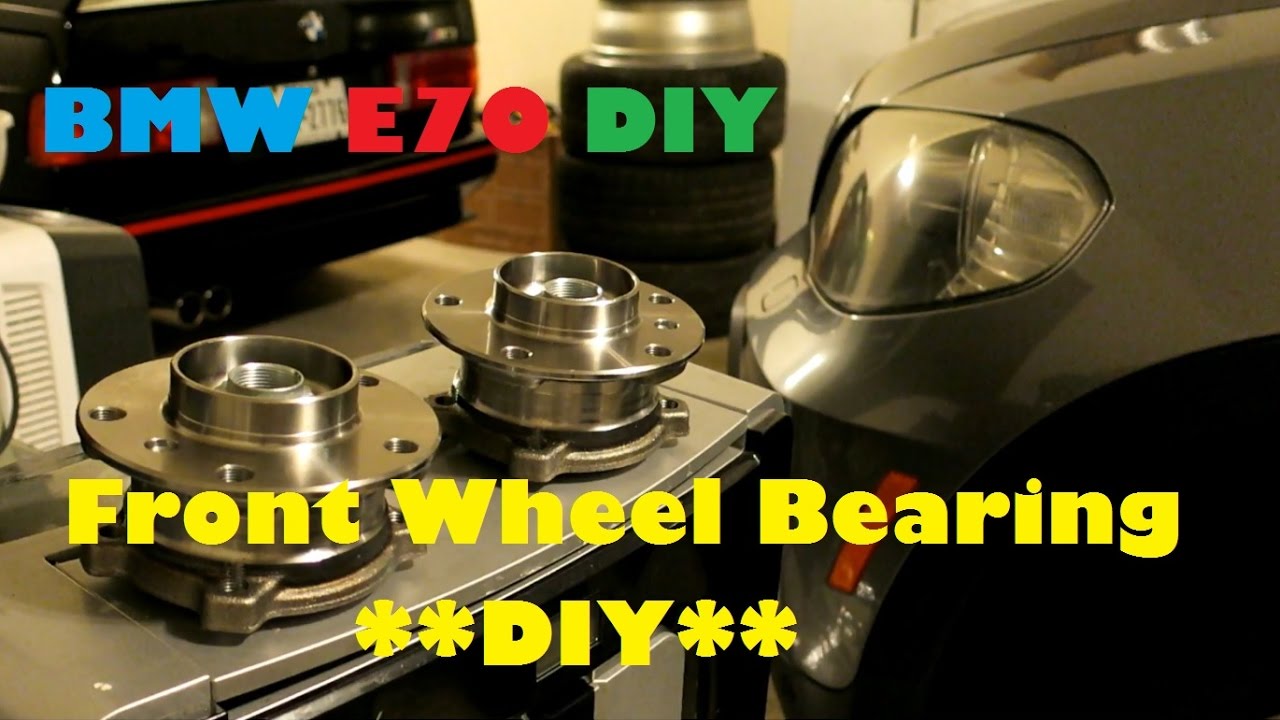 How To Change Your Front Wheel Bearing On An E70 BMW X5 (2007-2013)