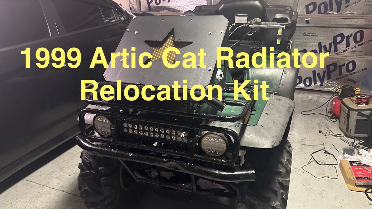 1999 Artic Cat Radiator Relocation #atv ​⁠@articcat @polaris