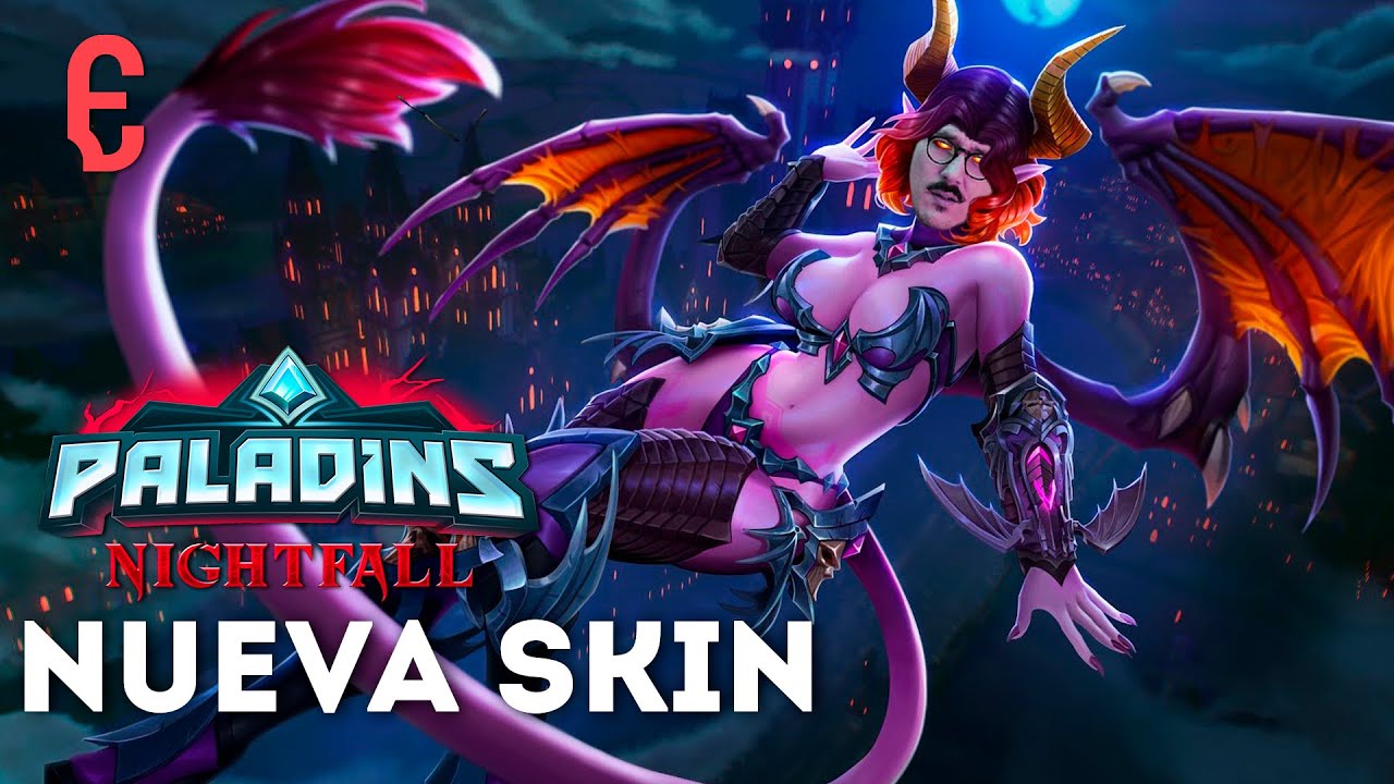 NUEVA SKIN 💎 Skye Tentadora 💎 La SUCCUBUS Antojadora 😈 | PALADINS PTS GAMEPLAY ESPAÑOL