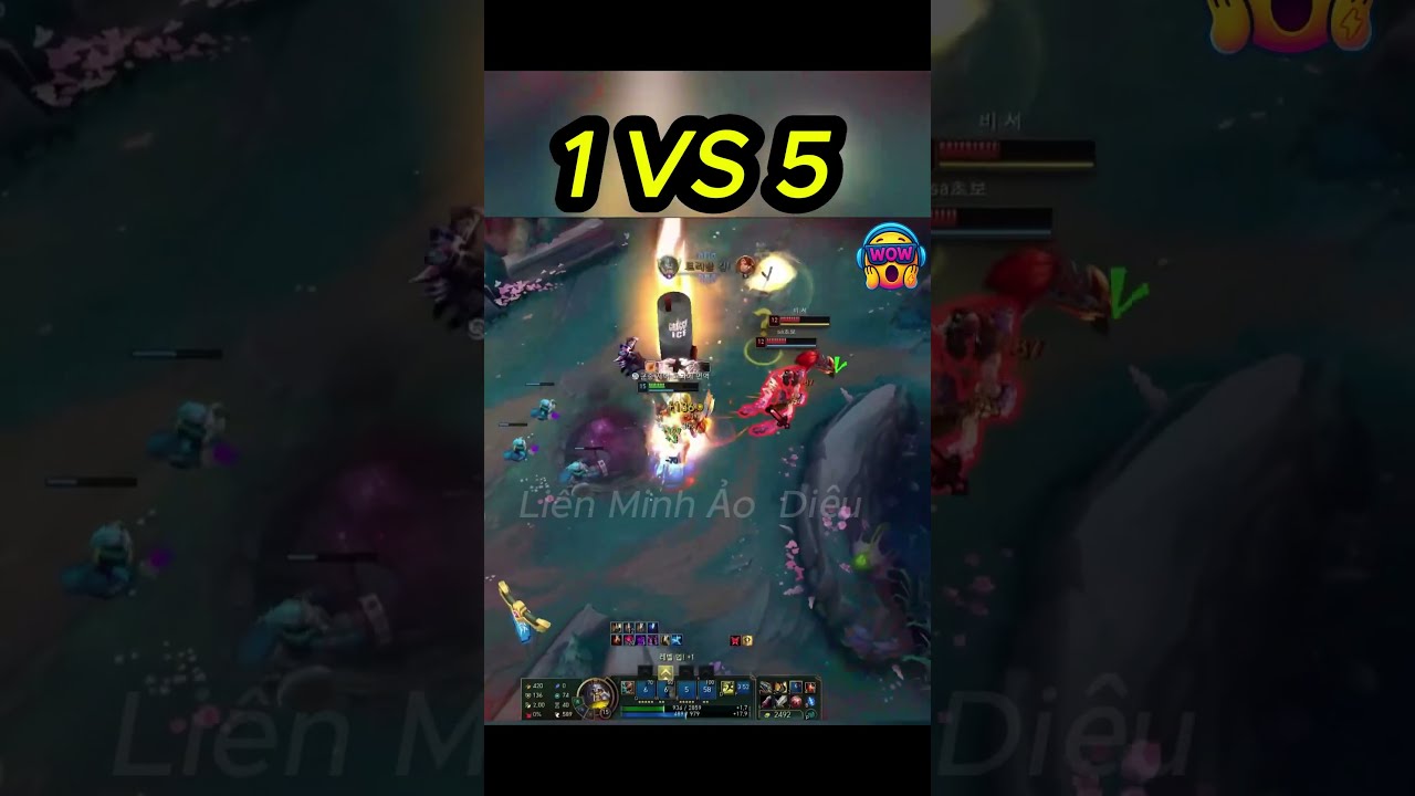 Tr&ugrave;m Olaf 1 C&acirc;n 5 M&atilde;n Nh&atilde;n | League of Legends #SHORTS #leagueoflegends #lol #olaf #highlights