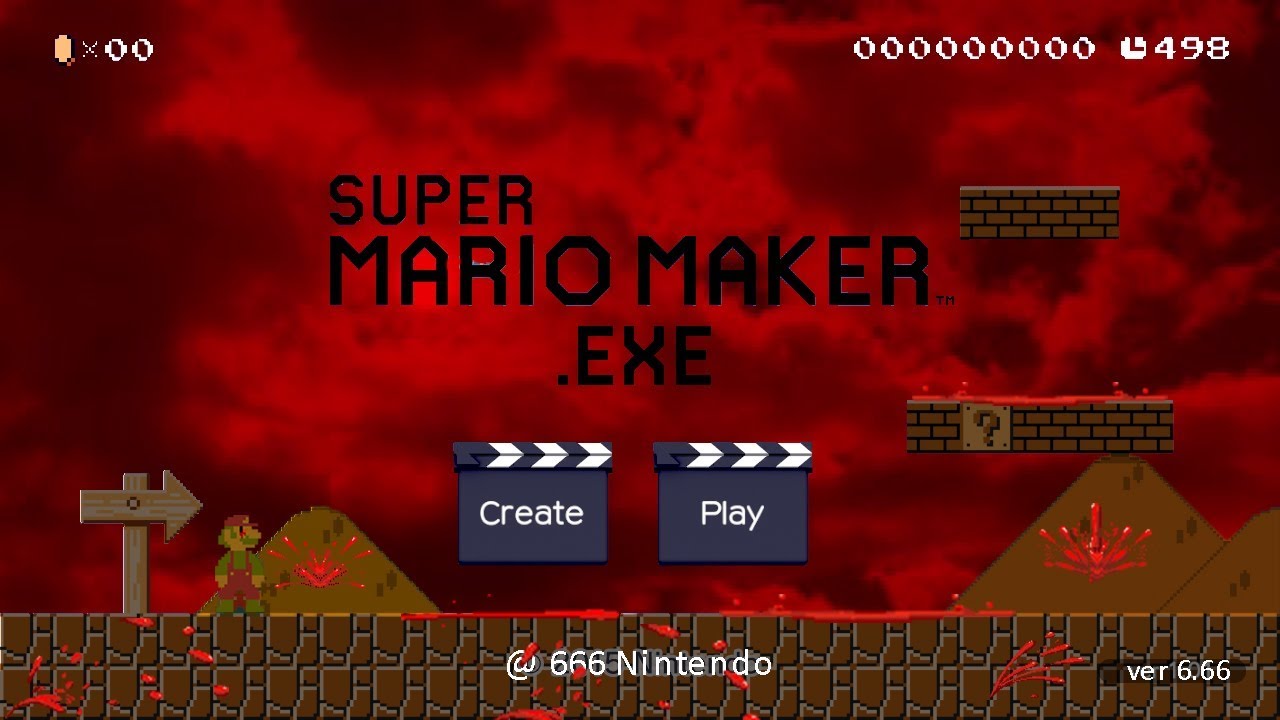 Super Mario Maker.EXE: You can't escape!