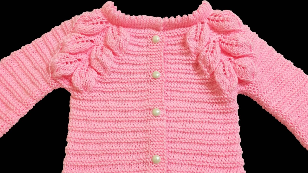 Yaprak Motifli Bebek Hırkası Nasıl Yapılır? (Baştan Sona Anlatım) - bebek örgü modelleri