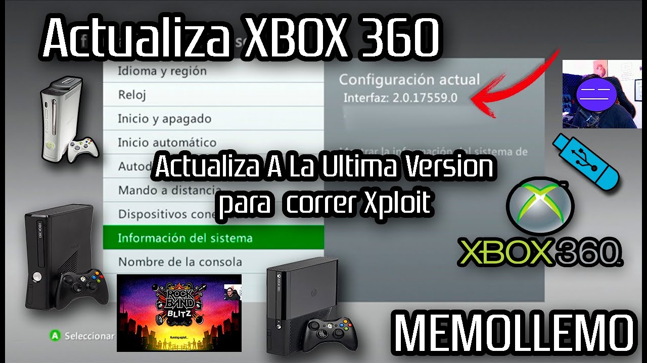 Actualizar Xbox 360 a Ultima Versión 2.0.17559.0 | Xploit BadUpdate |