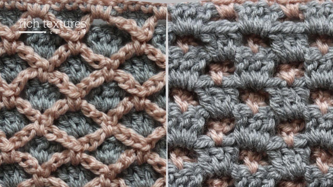 Double Sided Mesh | How to Crochet