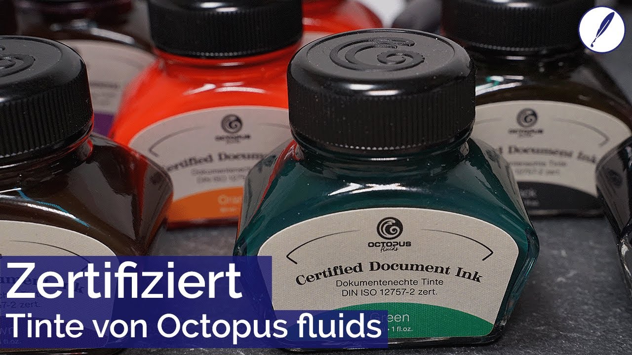 Octopus fluids Certified Document Ink - Ein Review dieser zertifiziert dokumentenechten Tinte