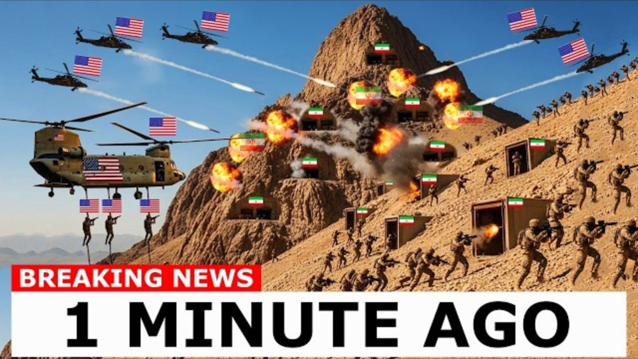 Американские рейнджеры штурмуют базу беспилотников в горах Загрос — уничтожено 40 беспилотников (...