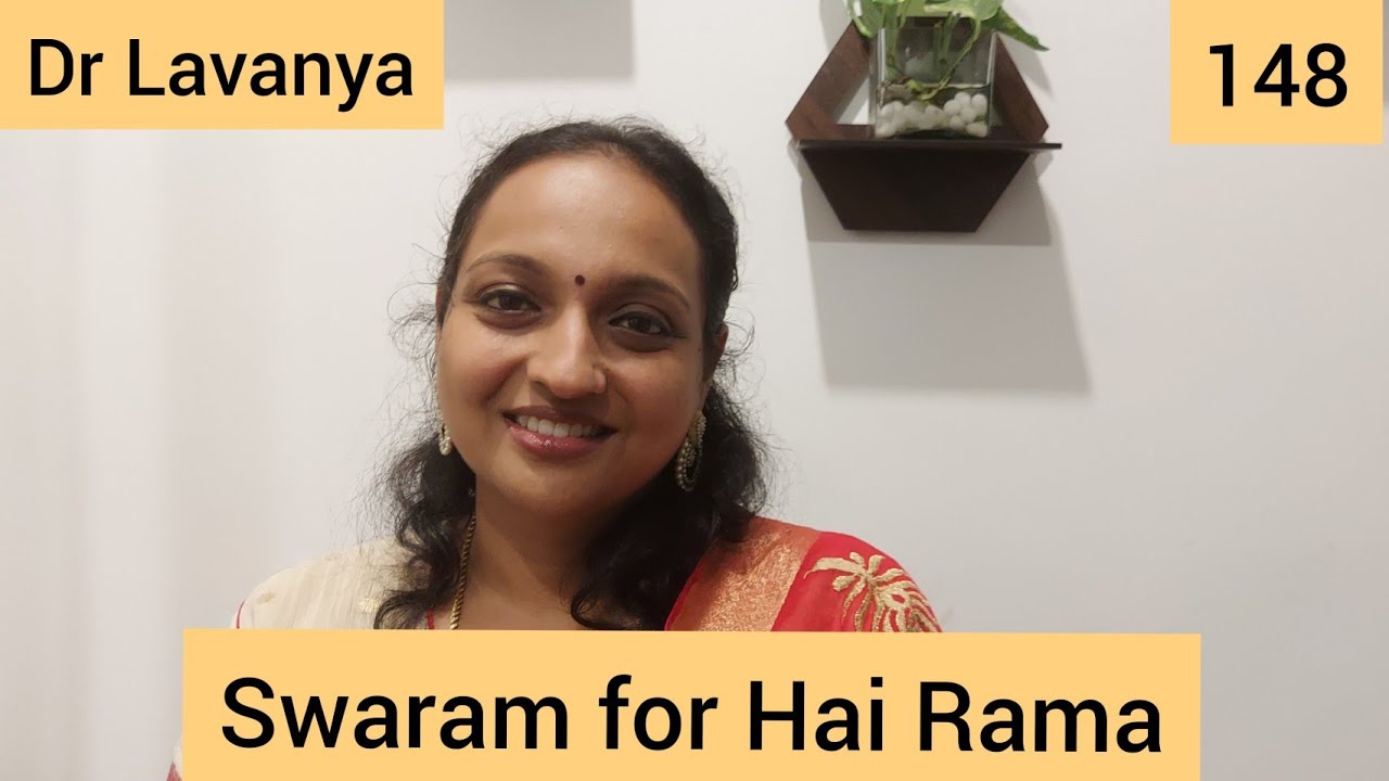 | Swaram for Hai Rama | Rangeela | Dr Lavanya | Voice Culture Trainer| Carnatic Notes | A R Rahman