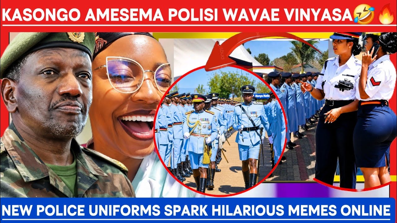 💥🔥KENYANS BREAK THE INTERNET! 😂 NEW POLICE UNIFORMS TURN INTO HILARIOUS MEMES
