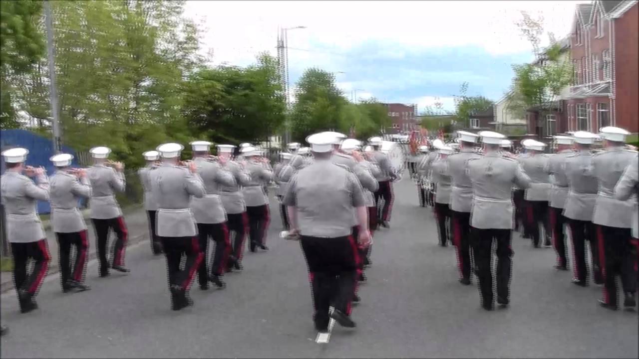 Shankill Protestant Boys @36th Ulster Regimental Bands Ass Parade 2016