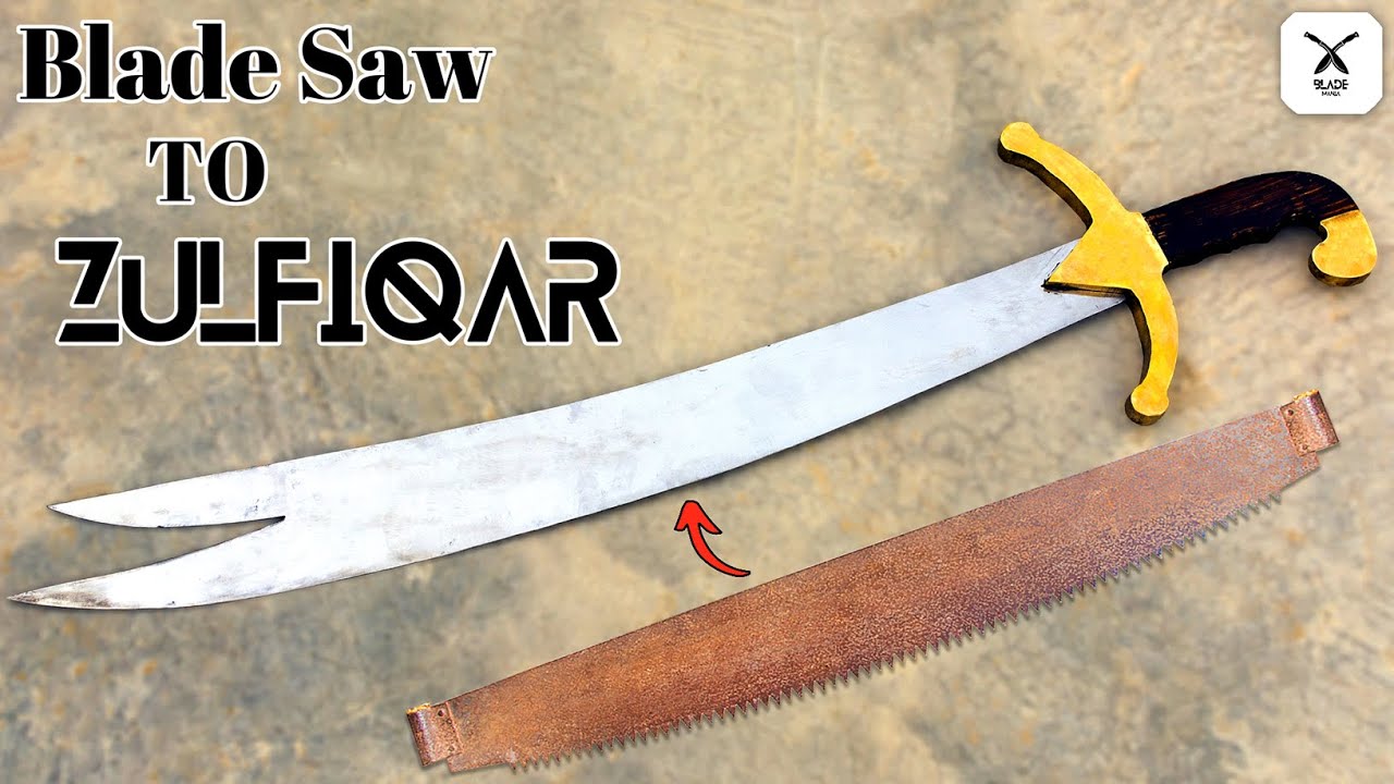 Creating Zulfiqar Sword from rusty old Blade Saw