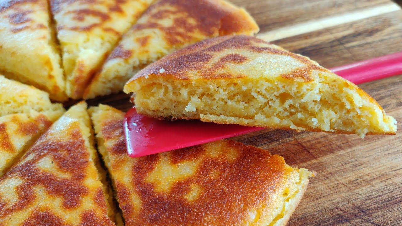 最爱的玉米面做法 手不沾面 可甜可咸 健康主食首选 My favorite cornmeal recipe, easy, healthy and delicious.