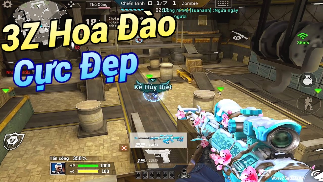 CF Legends | 3Z Hoa Đào - Gặp Phòng Zombie Quá Hung Hãn 😆