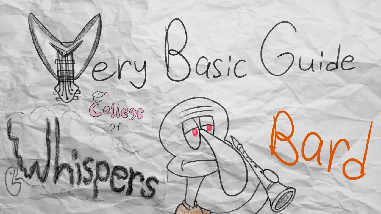 VeryBasicGuide - College Of Whispers (D&D Bard)