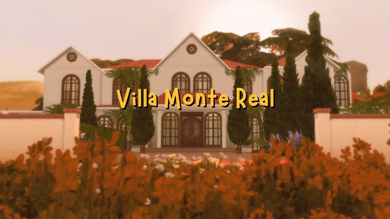 Villa Monte Real 🌲| Save File | NO CC | The Sims 4 | Stop Motion
