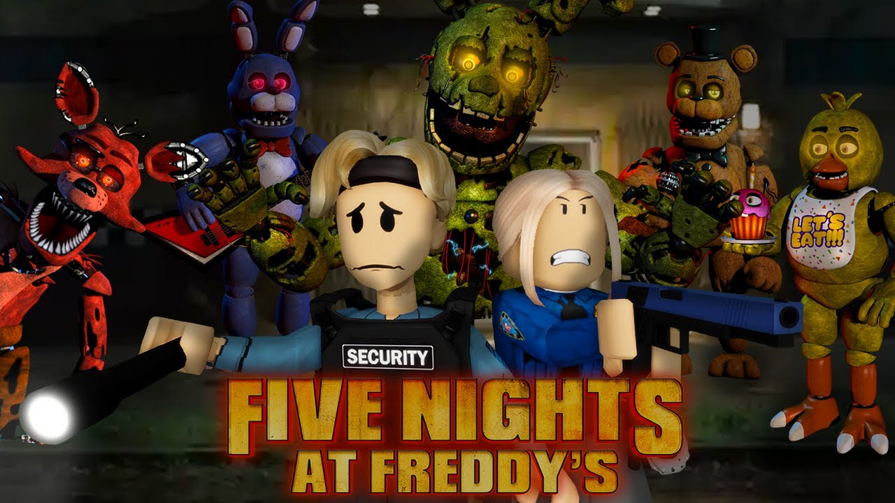 FIVE NIGHTS AT FREDDY'S ПОЛНЫЙ ФИЛЬМ В ROBLOX - Brookhaven 🏡RP Смешные моменты (полный фильм)