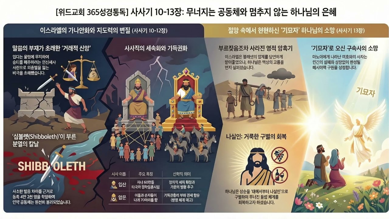 사사기 10-13장 해설 팟케스트