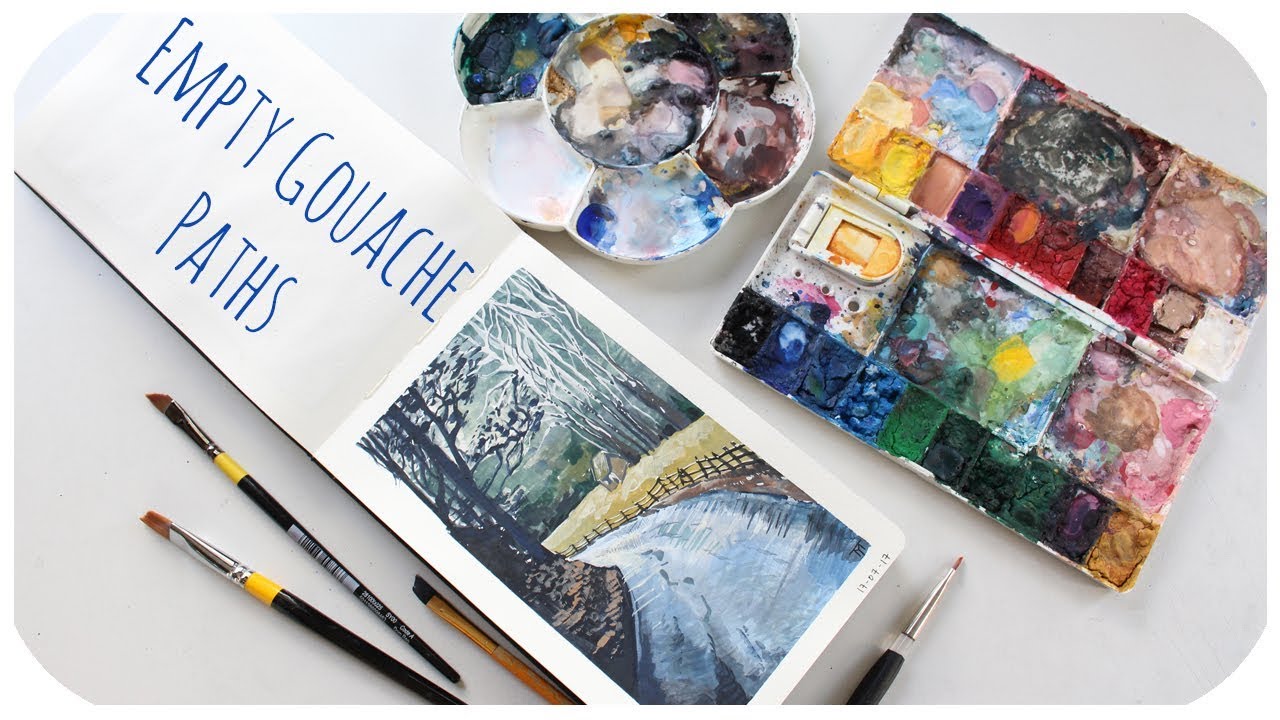 Empty Paths in Gouache