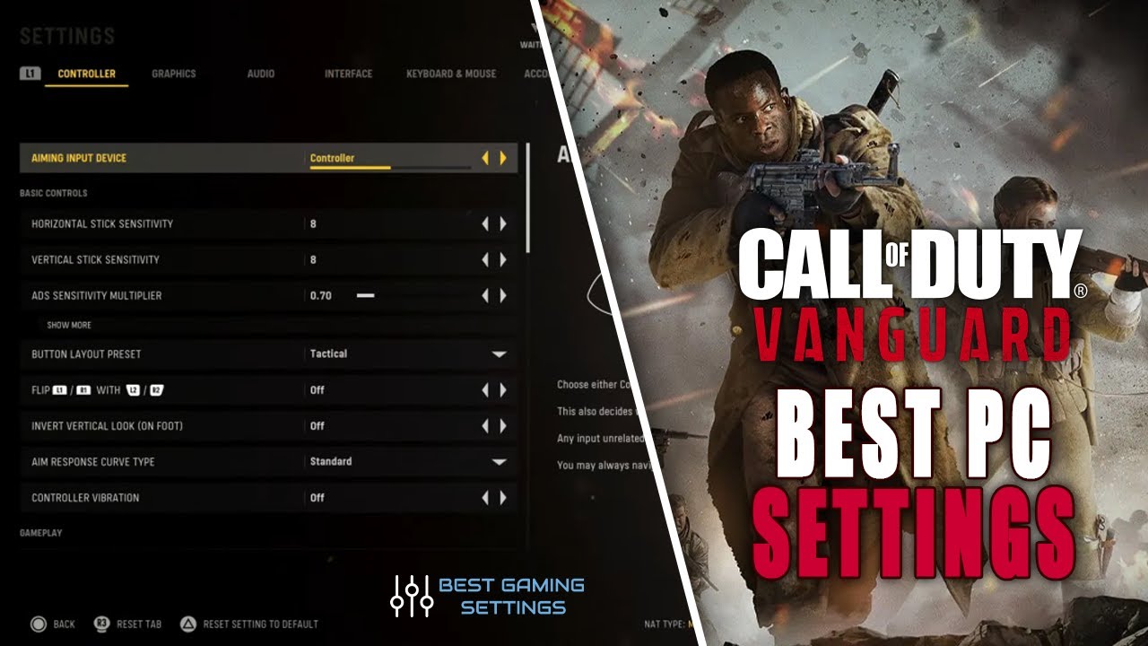 Best Call Of Duty: Vanguard Settings PC | Vanguard Settings | Call Of Duty Vanguard Settings