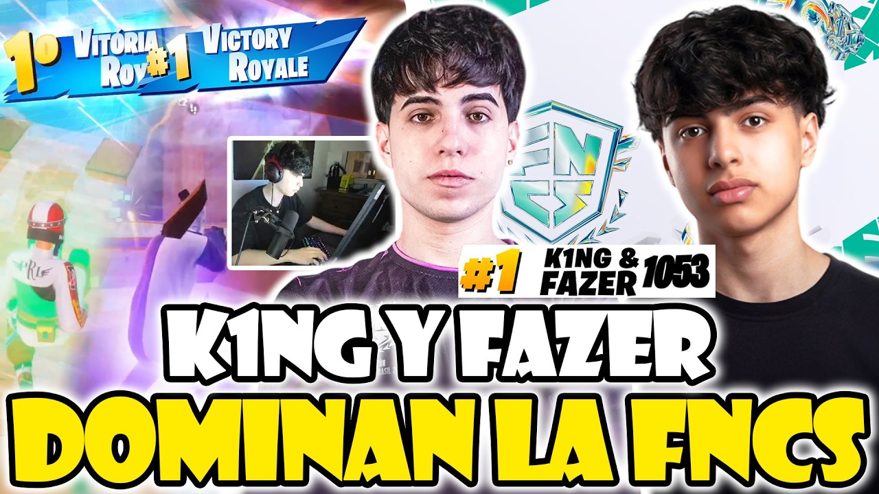 K1NG Y FAZER TOP 1 EN LA FNCS DIVISION 1 Y CLASIFICAN (DIA 2)🏆K1NG ELIMINA A RANDU, GONZALITO Y MAS
