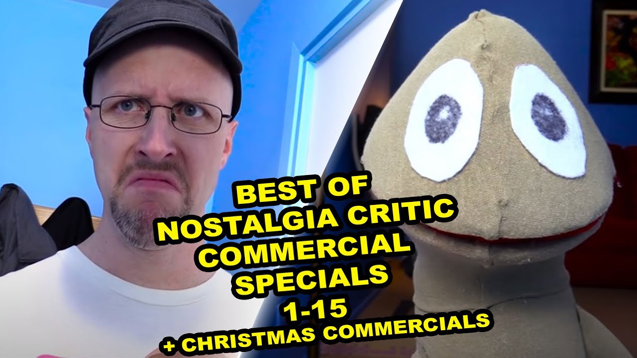 The Best Of Nostalgia Critic Commercials 1-15 & Christmas Commercials