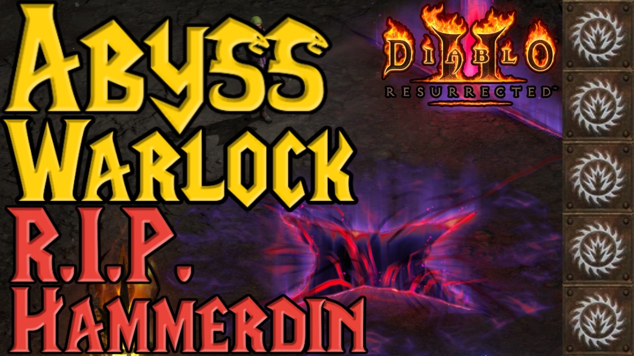 The BEST Abyss Warlock Build RIP HAMMERDIN D2R Season 13