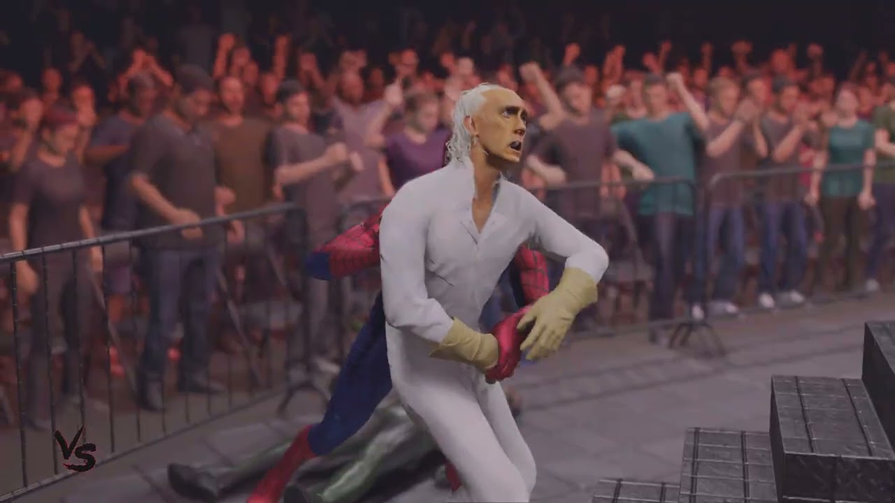 Fantasy Fight Club Spider-Men Vs Marty and Doc Brown Vs Batman and Robin