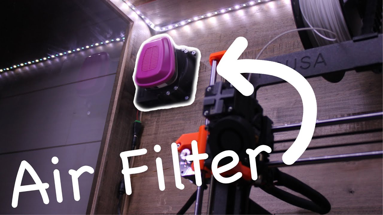 3D Printed Air Purifier -- gets rid of the smell of ABS and toxic VOC's