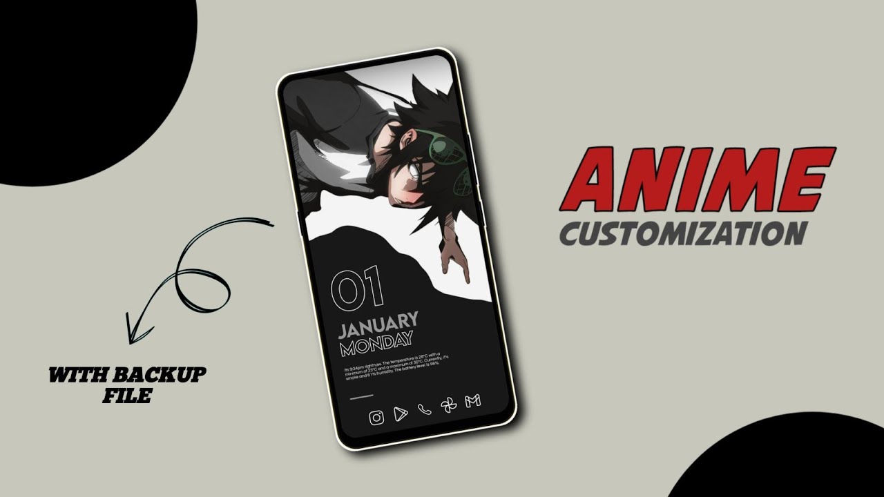 Coolest Anime Homescreen Setup 2024 | Nova Launcher #27