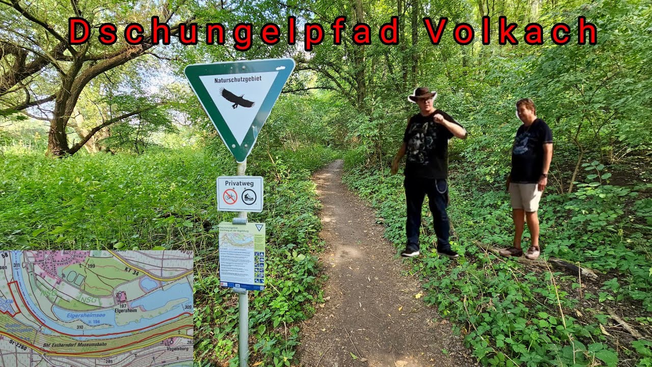 Dschungelpfad Volkach Teil 1. Expedition durch den Dschungelpfad Volkach von Eisenheim nach Astheim