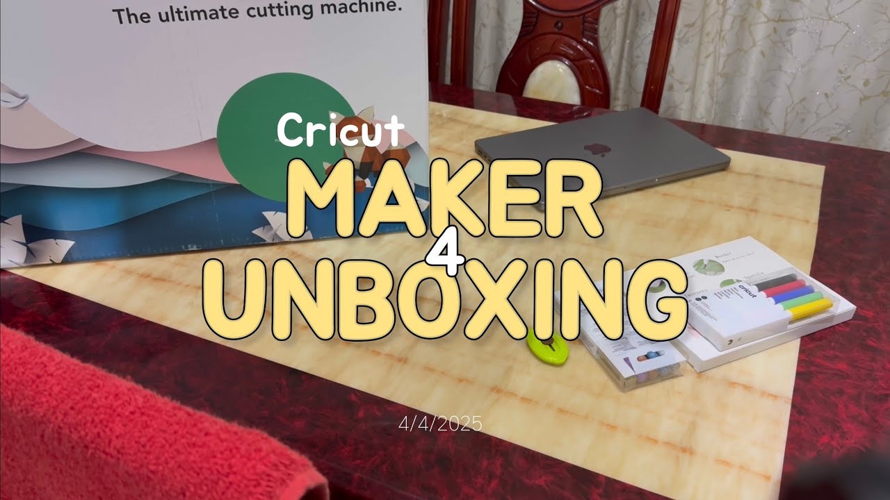 Unboxing & Testing the Cricut Maker 4! | Cutting + Drawing First Impressions