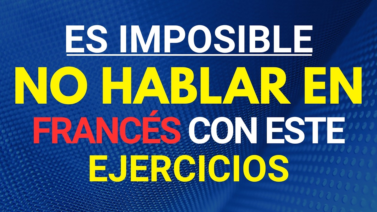 🧠Cómo INSTALAR el FRANCÉS en tu CEREBRO tal y como lo hacen los NIÑOS ⏰| APRENDE FRANCÉS RAPIDO🤯