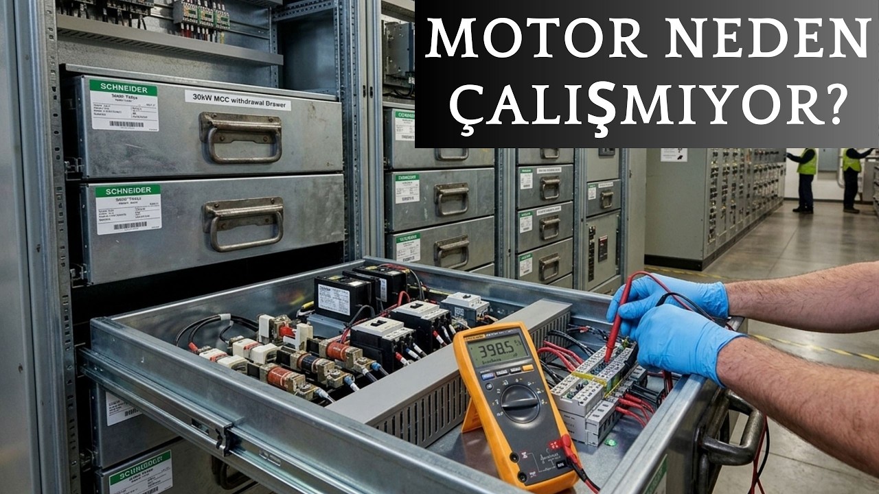 Elektrik Motoru Çalışmıyor | Çekmecede Arıza Bulma Yöntemleri
