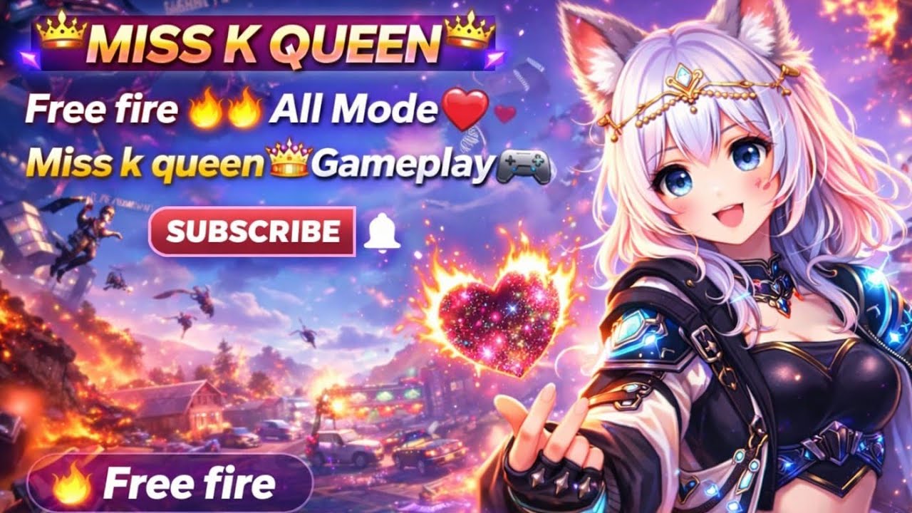 Live 👑 MISS K QUEEN 👑 | Free Fire 🔥 All Mode Gameplay 🎮 | Queen Power 💖