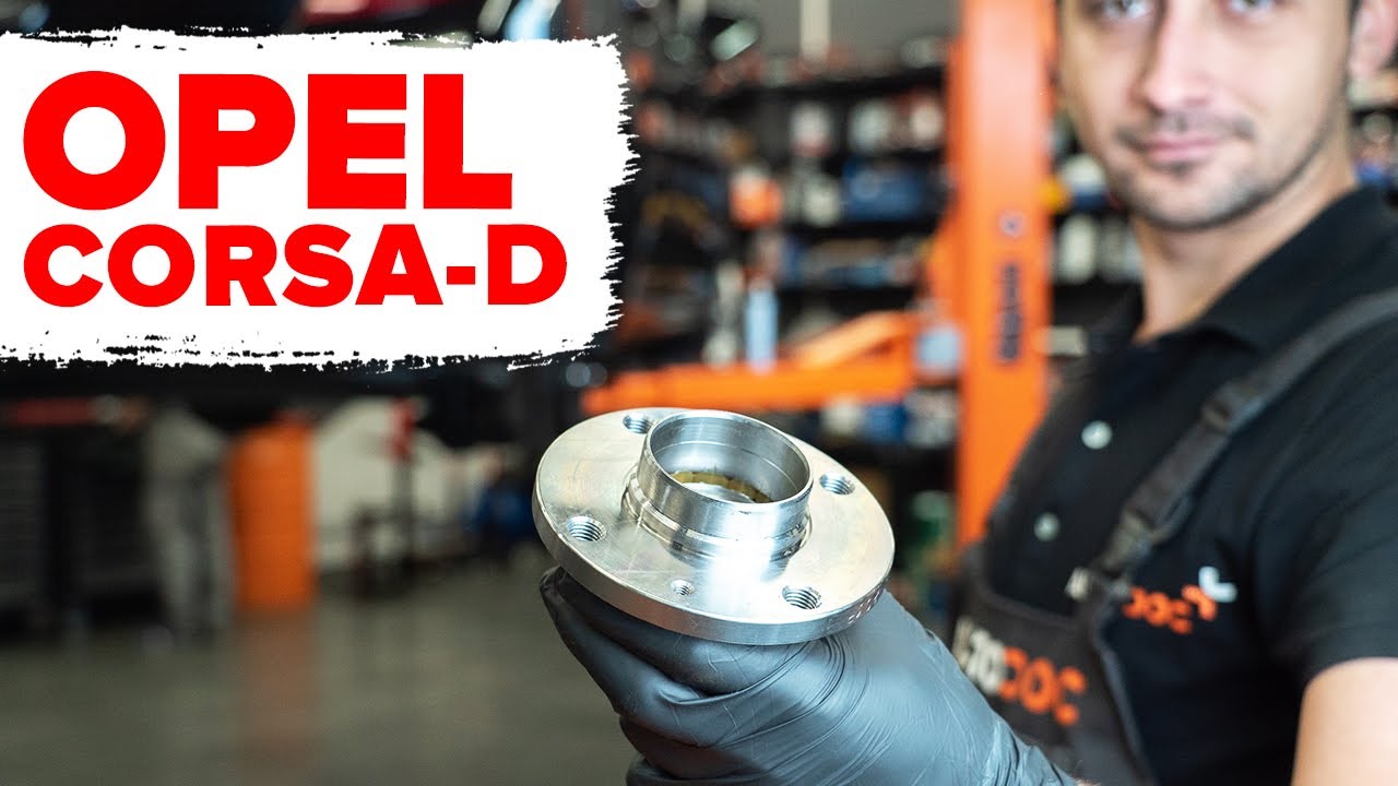 Como substituir a rolamento da roda traseiro no OPEL CORSA D [TUTORIAL AUTODOC]