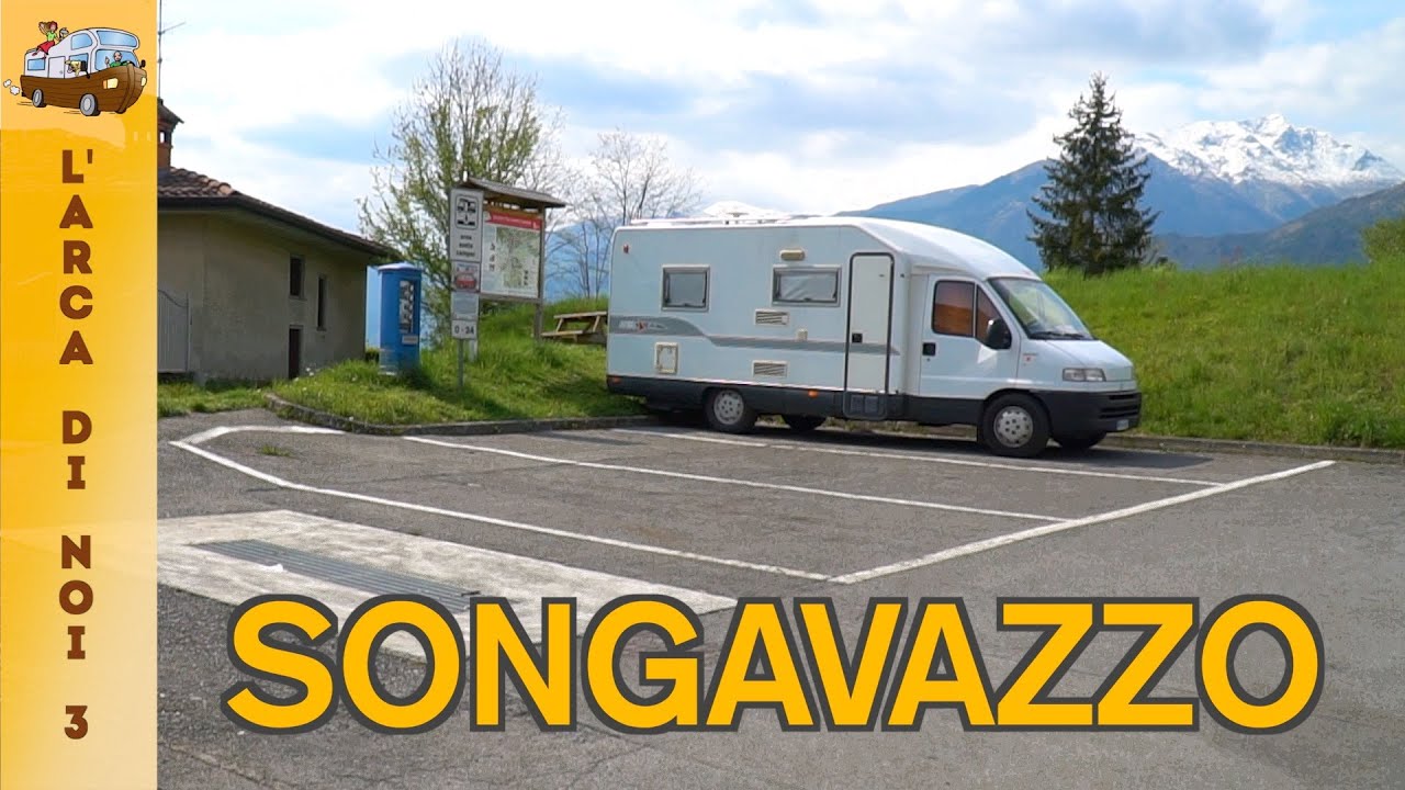 🚐 Viaggi in Camper 🇮🇹 🌍  SONGAVAZZO (BG) Area sosta camper gratuita e visita alla panchina gigante!