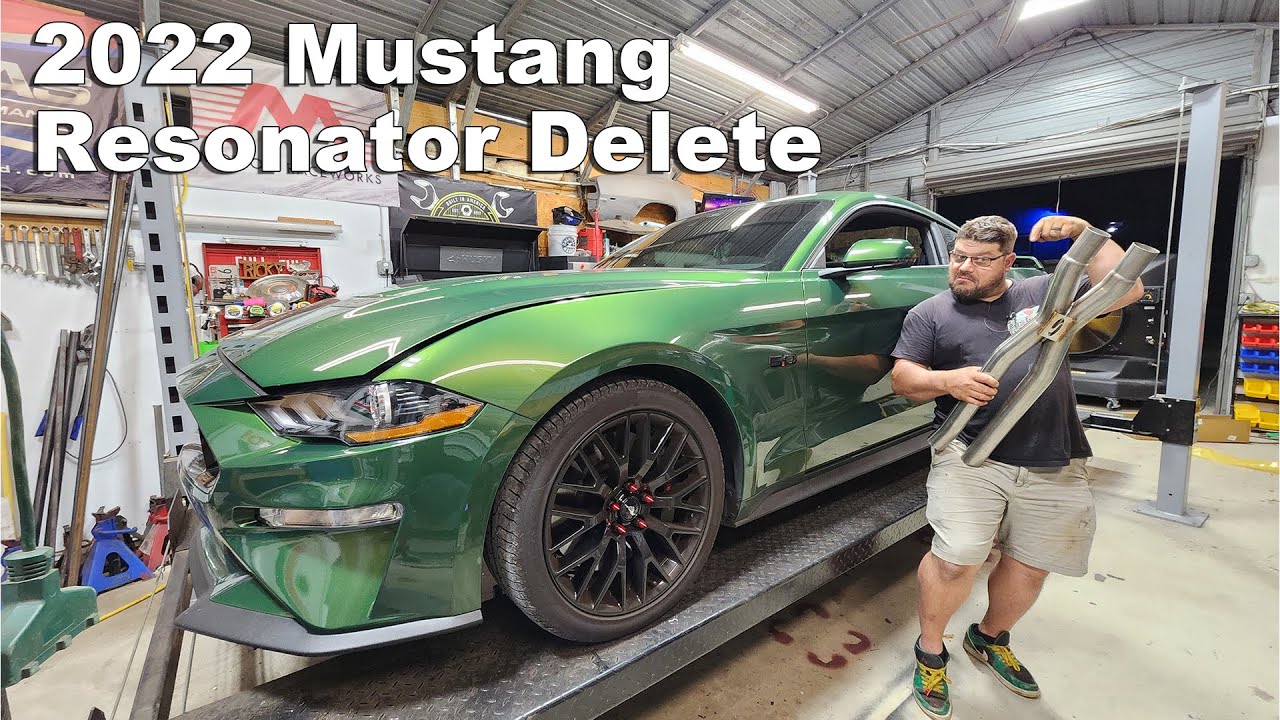 2022 Mustang Resonator Delete