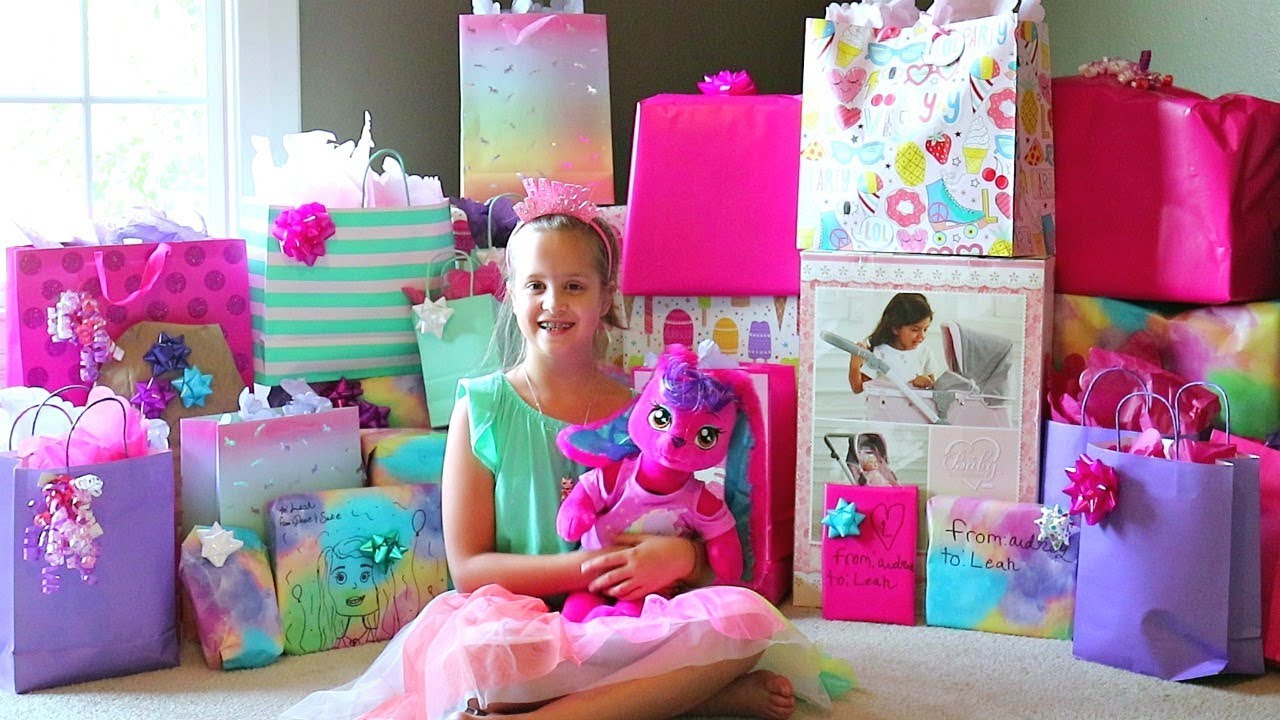 Leah's 9th Birthday Opening Presents!!