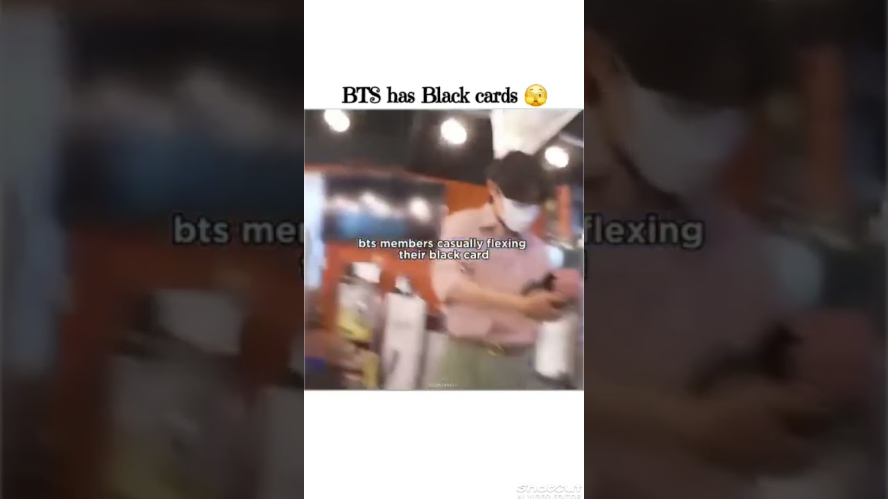 ||BTS|| BTS has black cards ||BTS|| #bts #kpopedit #btsarmy #army #blackcard