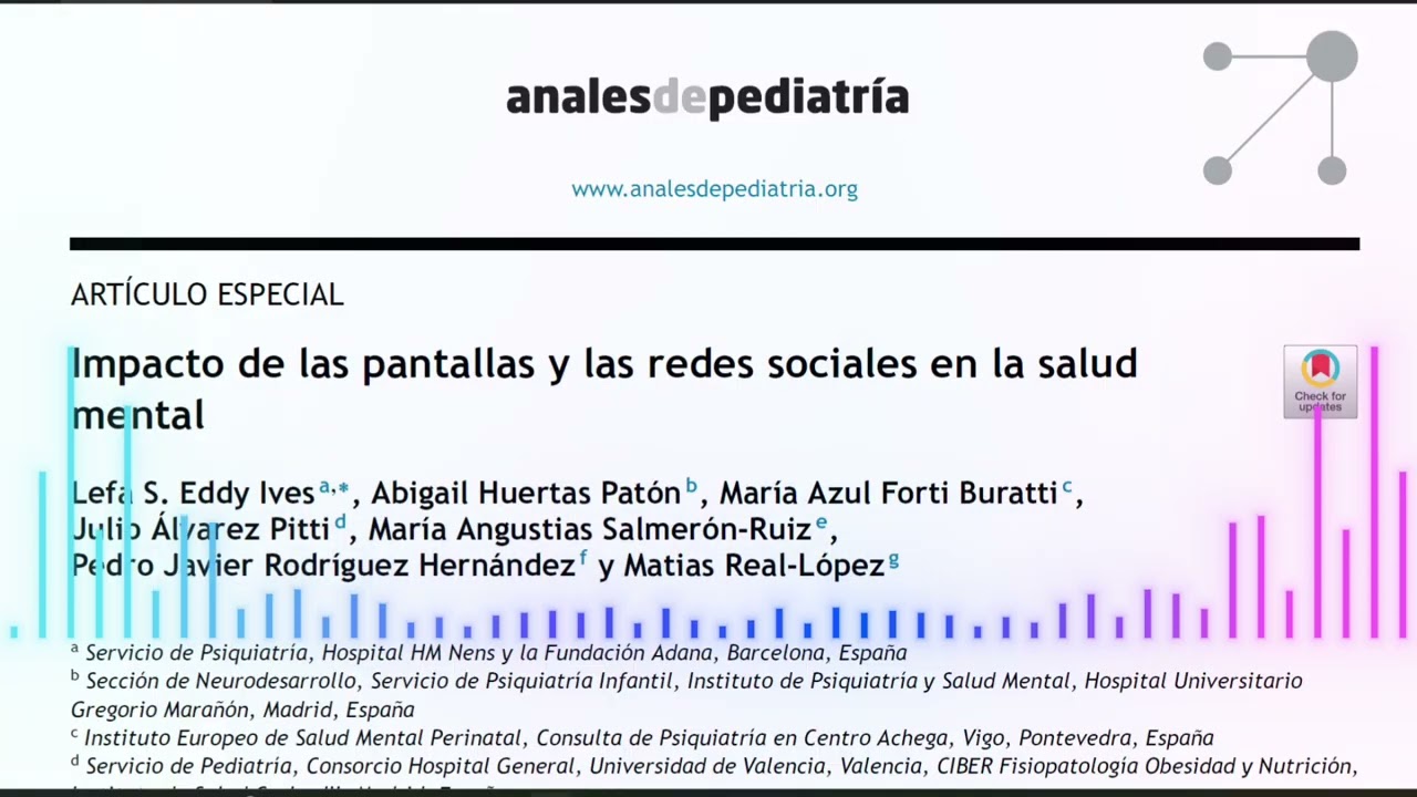 Pantallas  y salud mental: lo que la ciencia si puede afirmar.