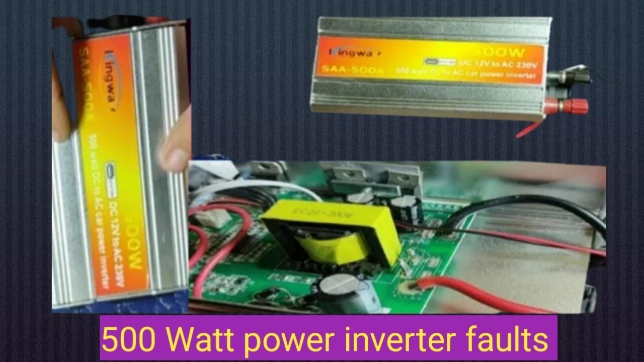Inverter repair,500watt power inverter fault.
