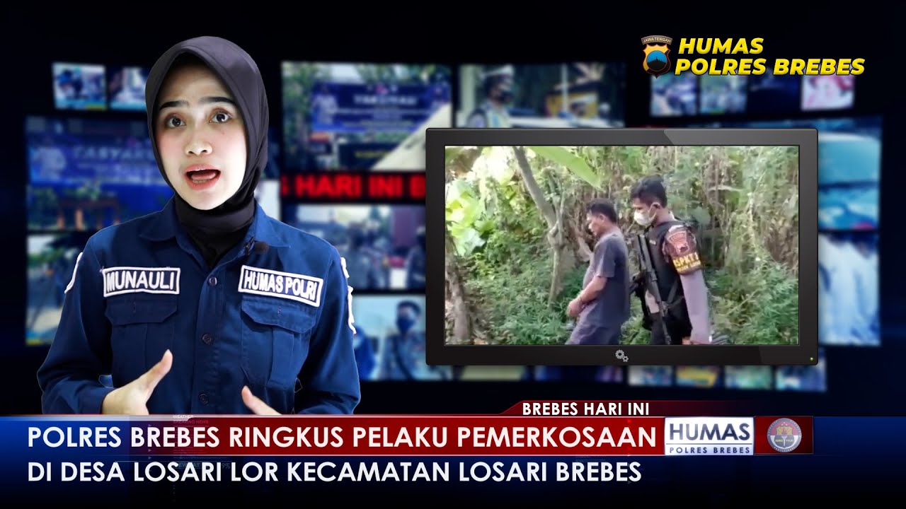 POLISI RINGKUS PELAKU PEMERKOSA*N DI DESA LOSARI LOR KECAMATAN LOSARI KABUPATEN BREBES