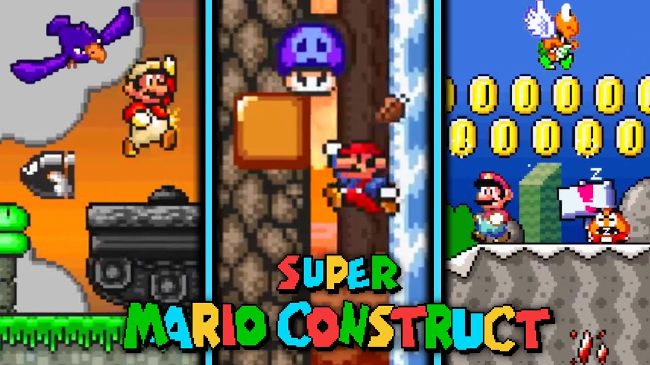 Super Mario Construct is AMAZING! - Mario Maker Fan Game for PC