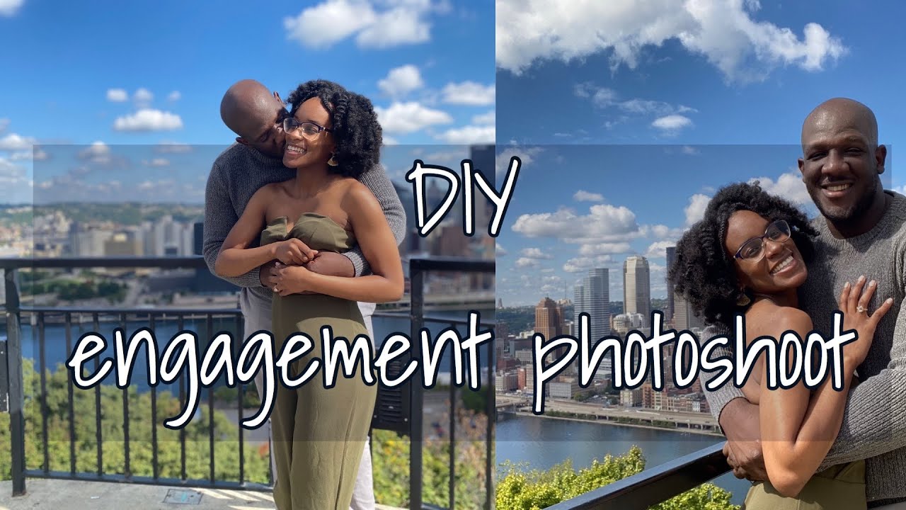 OUR ENGAGEMENT PHOTOSHOOT || DIY *Professional* looking photos